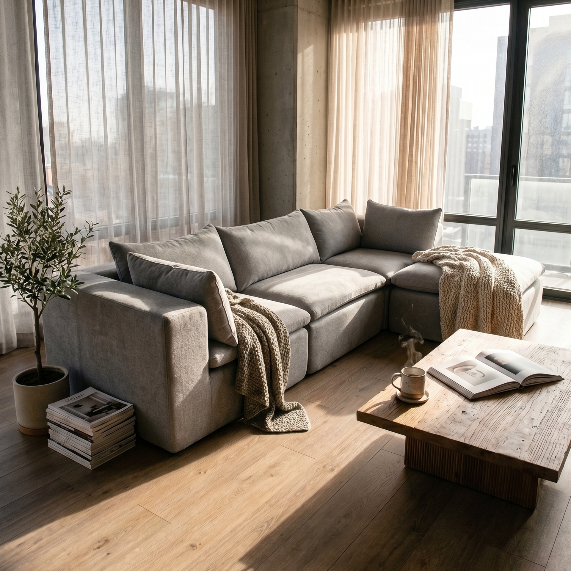 Averra™ 4 Piece Modular Sectional Sofa