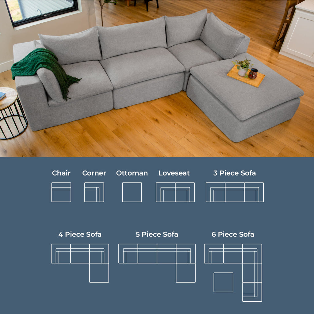 Averra™ 5 Piece Modular Sectional Sofa