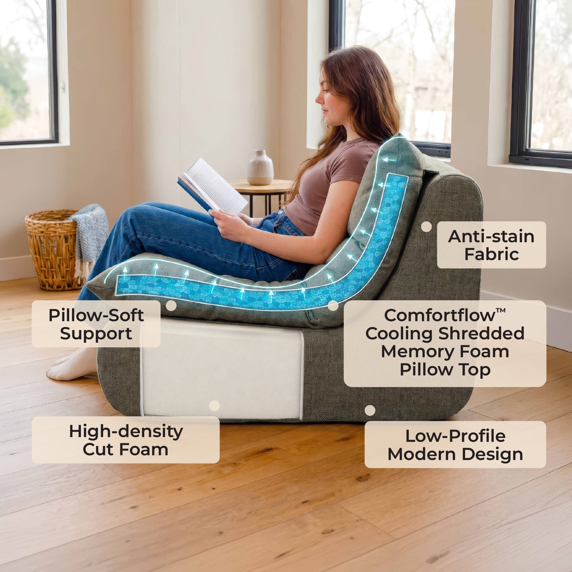 Driftscape™ 3-Pc Loveseat Lounge Set